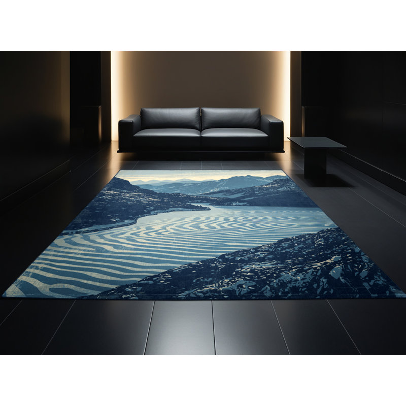 Tapis lavable à la machine Orionna, 7' Square