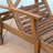 Bevelyn Outdoor Acacia Wood Chaise Lounge Set