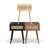 Solid Wood End Table with Storage-1695184982