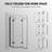 48'' - W x 55'' H Door Tub Door with