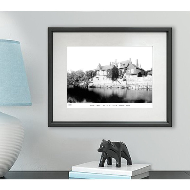 Maidstone, The Archbishop's Palace 1898 by Francis Frith - Single Picture Frame Print, 28cm H x 36cm W x 2.3cm D