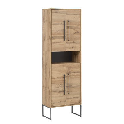 Alighiero 4 Door Manufactured Wood Wardrobe