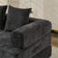 Canapés, canapé-lit pliant convertible moderne pour le salon et la chambre à coucher Studio | Noir | Chenille-1168408567