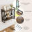 Aize 10 Bottle Wall Mounted Wine Bottle Rack in