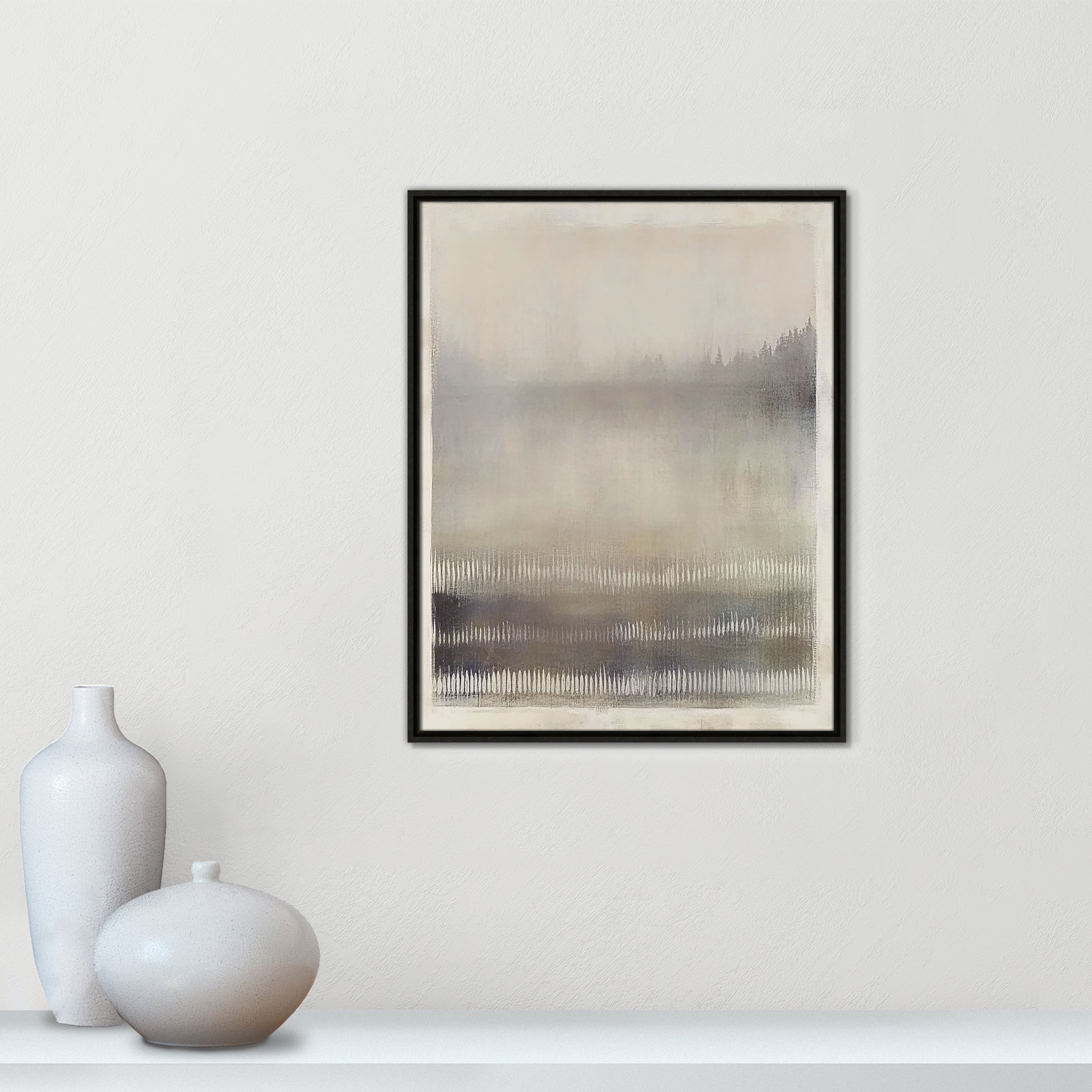 Balanced Silence III Print by Irena Orlov, 29.5" H x 23.5" W, Espresso Floater