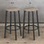 Rustic Industrial Bar Stools with Metal Frame Kitchen Furniture Chair Dining-693396258