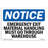 Emergency Exit Material Handling Must Go Sign