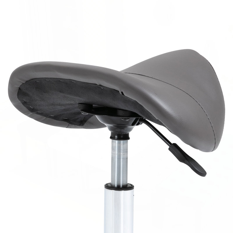 Fauteuil ergonomique pivotant à hauteur réglable en cuir polyuréthane