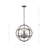 Ahsanul 4 - Light Dimmable Globe Chandelier