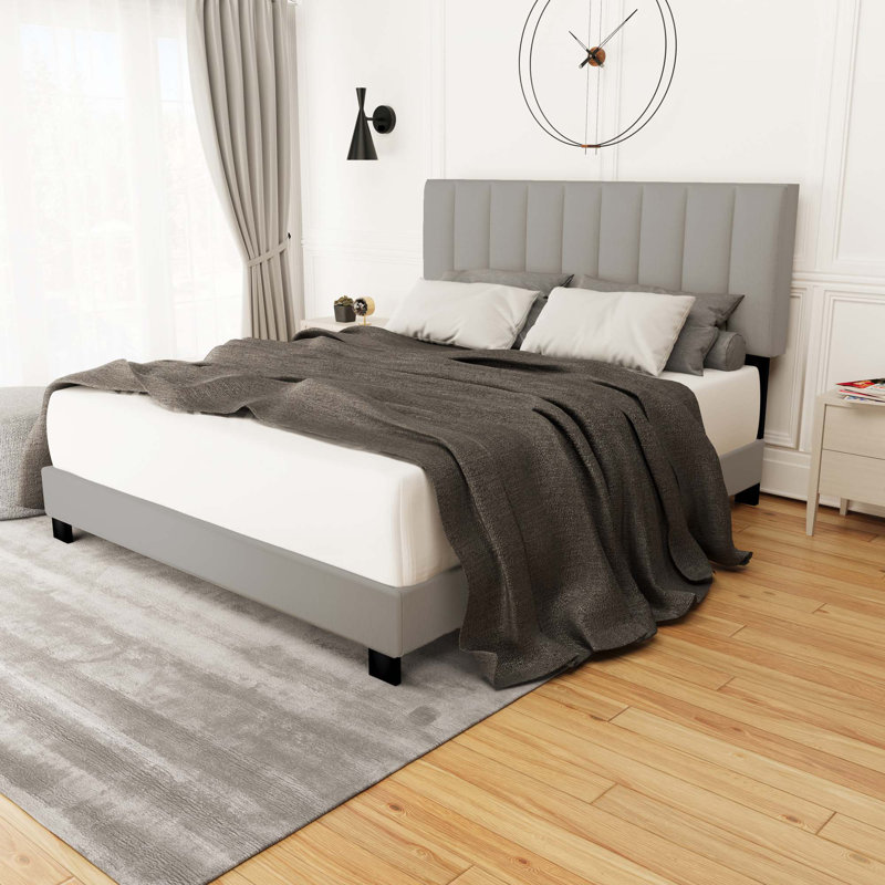 Structure de lit réglable, Light Grey