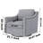 360 Degree Swivel Armchair-1685713645