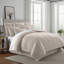 Shay Window Pane Natural Cotton Comforter Set  8 Piece-1325995710