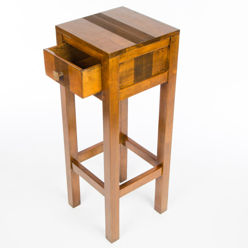 Guinea Plant Stand, Dark Wood