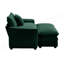 Fauteuil d'appoint simple à siège profond avec repose-pieds avec un coussin, fauteuil d'appoint et repose-pieds-823289371