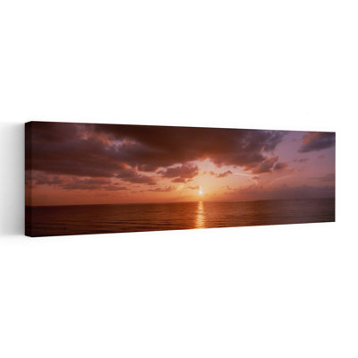 «Sunrise Miami Fl Peaceful Tranquil Abstract Ocean Seascape», art mural