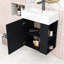 Meuble-lavabo mural avec lavabo en céramique et rangement à droite-2133308780