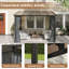 Pavillon de jardin en aluminium, pavillon en polycarbonate mural-110744119