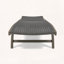 Chaise longue Banzai avec plateau coulissant, ensemble de 2 fauteuils inclinables d'extérieur réglables
