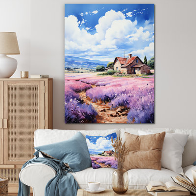 Tammo France Lavender Hues II, reproduction d'art sur toile