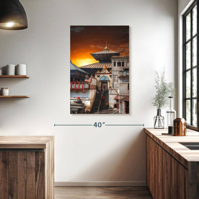 Lilie Pashupatinath Temple, 39" H x 26" W