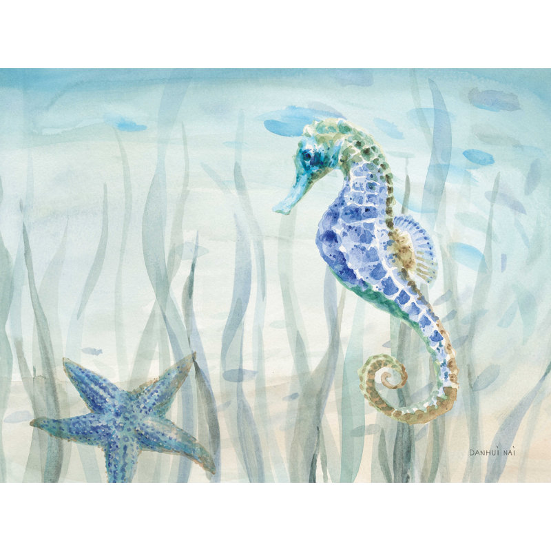 «Undersea Friends» par Danhui Nai, impression sur toile tendue, H 18 po x l 24 po