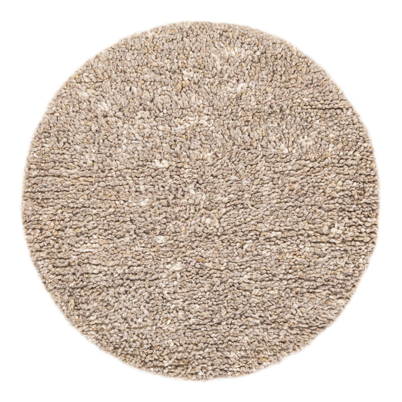 Tapis en laine Yanaliz, Rond 4 pi 1 po