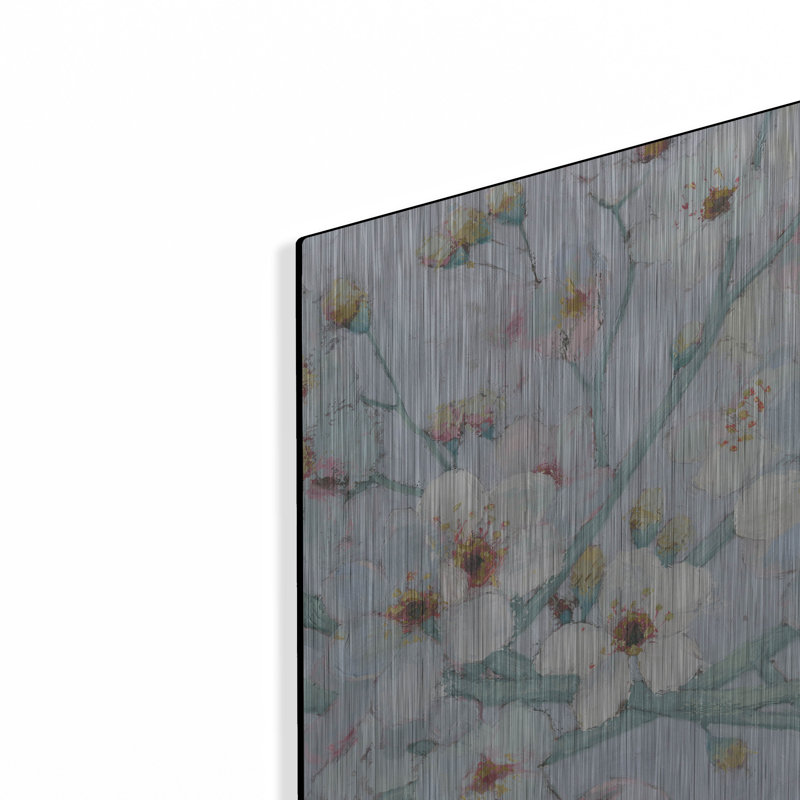 «Blossom Time» par Wellington Studio, art mural en métal, 36 po x 24 po, H 12 po x l 16 po