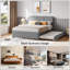 Lit gigogne rembourré pour chambre à coucher-1636483246