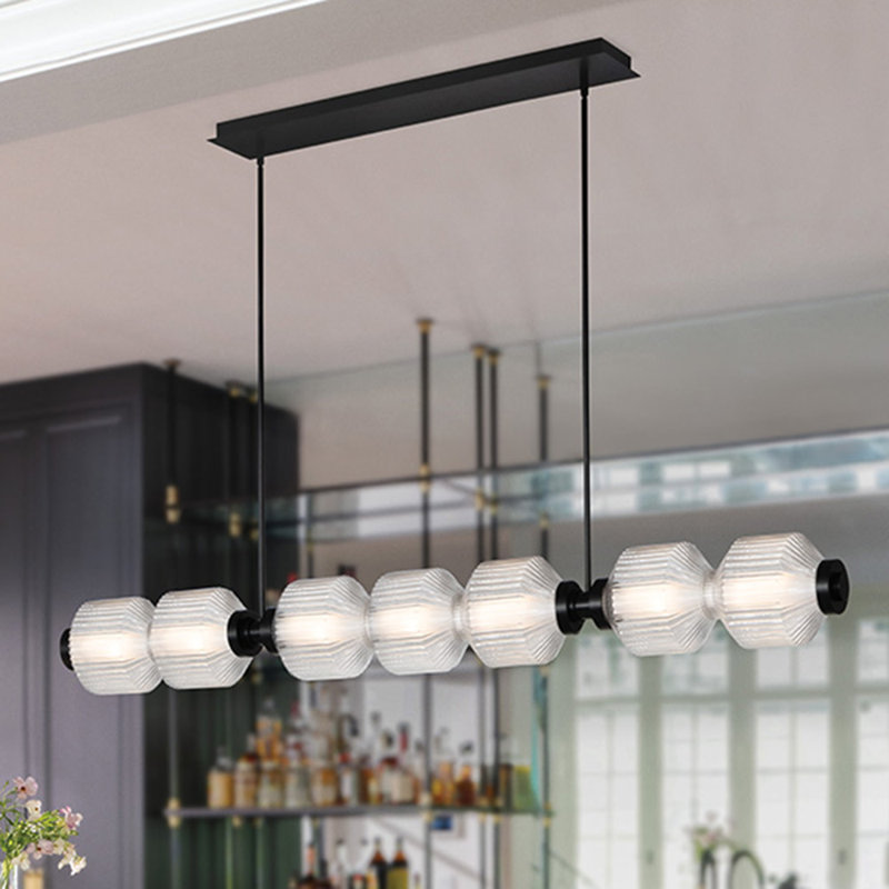 Reign 1 - Light LED Chandelier, Matte Black
