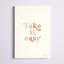 «Take It Easy Pastel» par Becky Thorns - Art textuel sur toile tendue-597583282