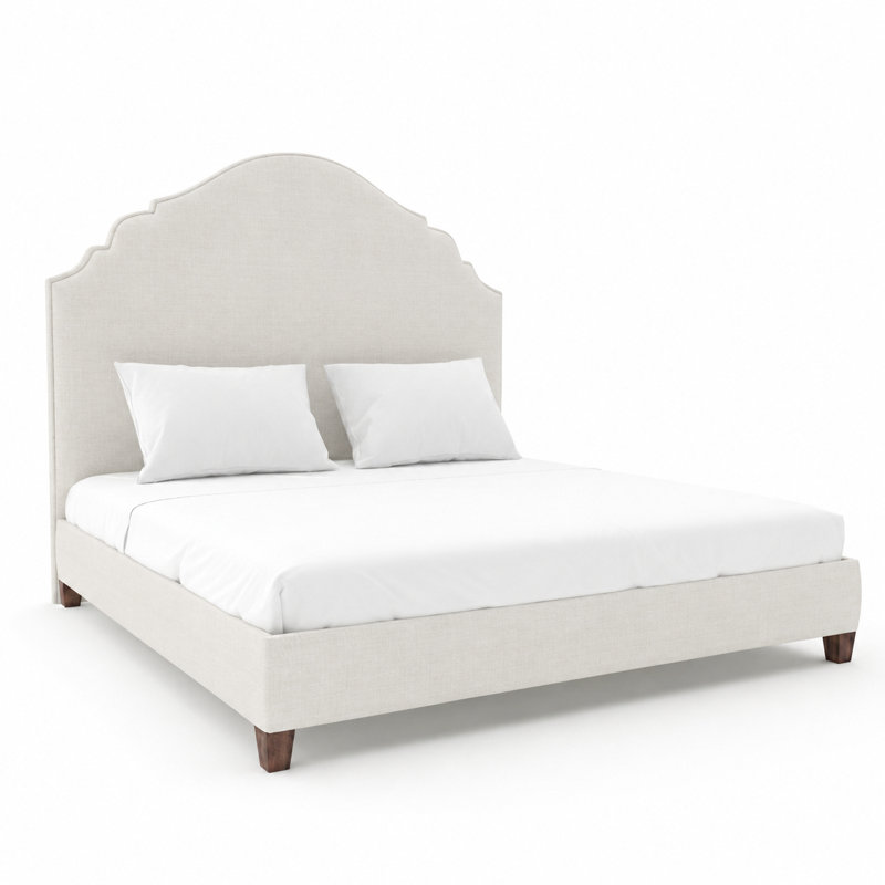 Hamilton Upholstered Bed, Weathered, Maestro Ultra Performance Natural, Twin