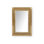 Princeton Rectangle Brass Mirror