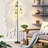 Teardrop 68 in. Industrial 3-Light LED Energy Efficient Floor Lamp with 3 Metal Shades-115986911