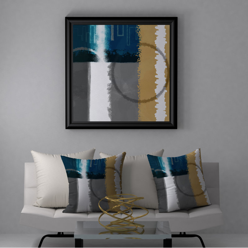 Housse de coussin carrée/insert, 18" x 18"