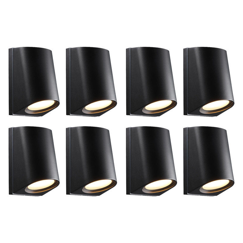 5CCT 3W LED Deck Lights, 12-24V AC/DC, Black Aluminum Housing, Low Voltage