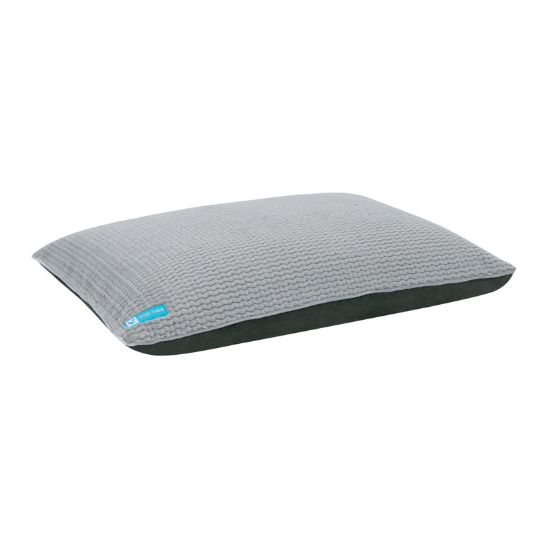 Lit double réversible pour animaux, Gris, H 3,5 po x l 35 po x P 23 po