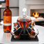 Whiskey Decanter Set Diamond Shape With 4 Glasses 4 Whiskey Stones, Gift For Men, Gift For Whiskey Lovers
