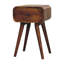 Ghada 30 cm W Solid Wood Bedside Table