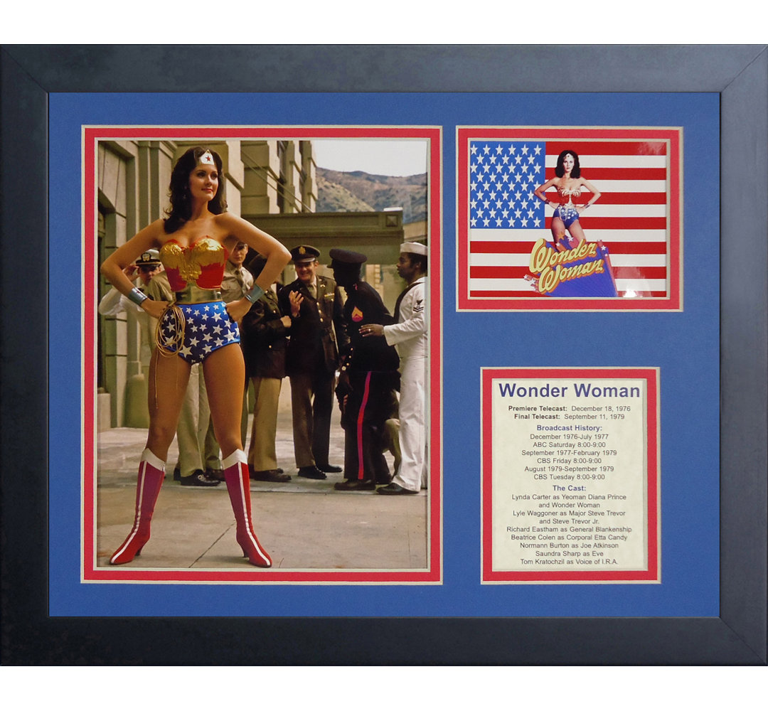 Wonder Woman Soldiers Framed Memorabilia Legends Never Die