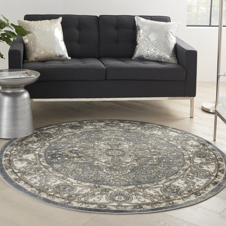Sereno Floral Machine Woven Area Rug