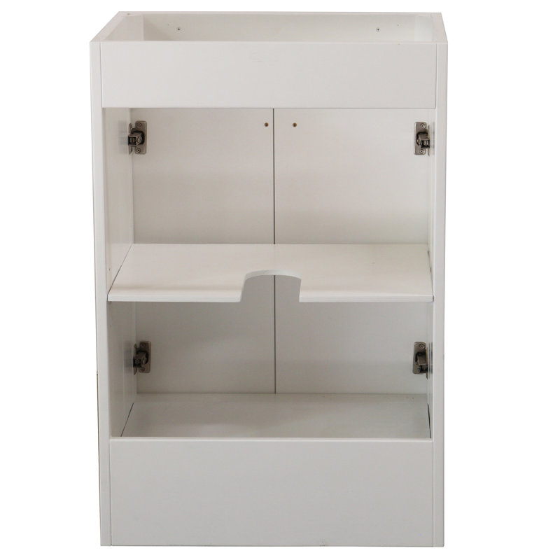 Ensemble de meuble-lavabo simple 24 po SmartFold, Noir mat