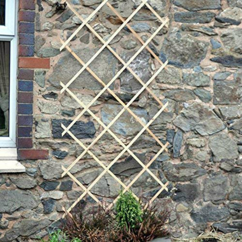 183cm H Wood Expanding Trellis, 183cm H x 61cm W x 61cm D