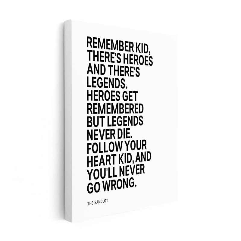 Heroes & Legends, Unframed, Canvas, 12"H x 16"W
