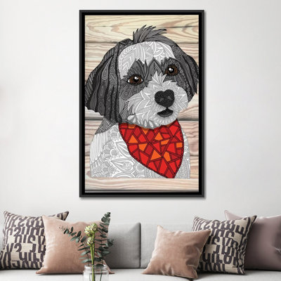 Max, le havanais, impression sur toile tendue