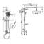 Wall-Mounted Shower System with 3-Function Adjustable Handheld and Rain Shower Head-129577856