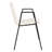 Jakob 18'' H Leather Upholstered Metal Armchair