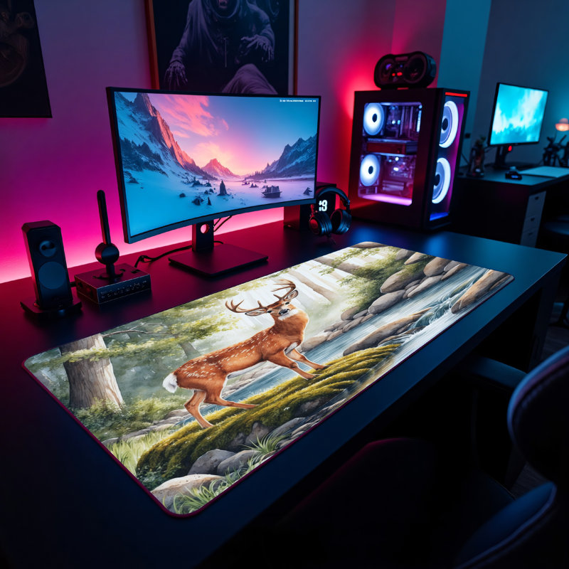 Polyester Desk Pad, 31.5x15.5