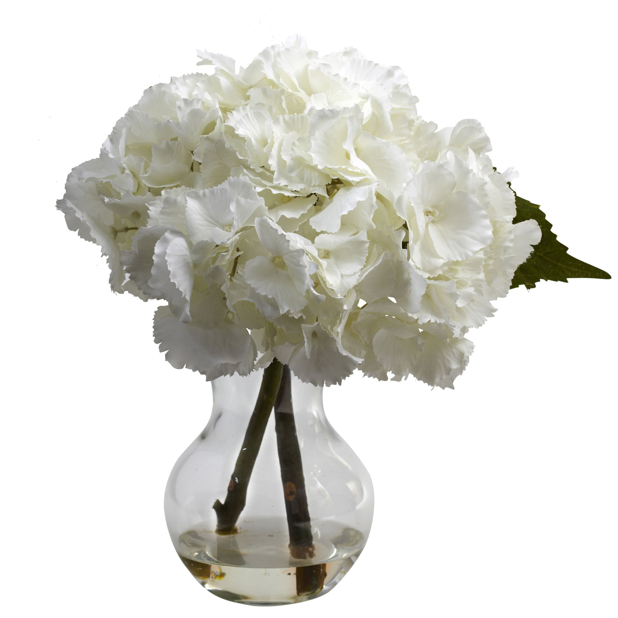 Latitude Run® Hydrangea Centerpiece in Vase & Reviews | Wayfair