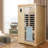 Two-person Far-infrared hemlock indoor sauna room