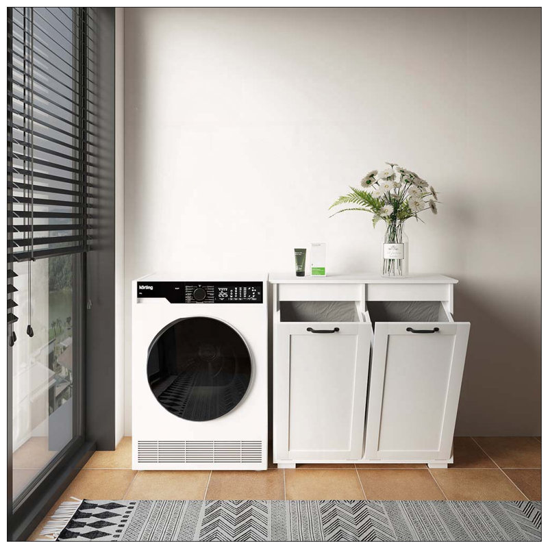 Armoire à linge avec 2 sacs à doublure amovibles
